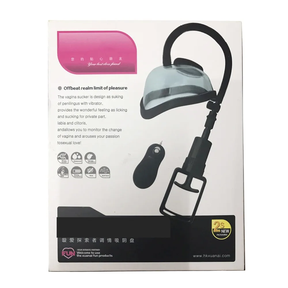 PVC Pussy Pump Clitoris Sucker Vibrating Little Clit Vibrator Cover Vulva Enlarge Adult Sex Toys for Woman | Красота и здоровье