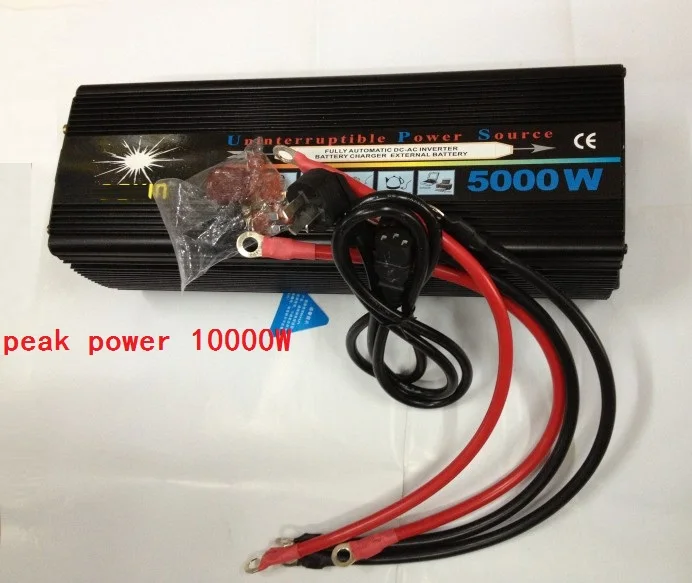 5KW Модифицированная синусоида 5000 Вт UPS DC24V для AC110V 60 Гц Мощность инвертор с