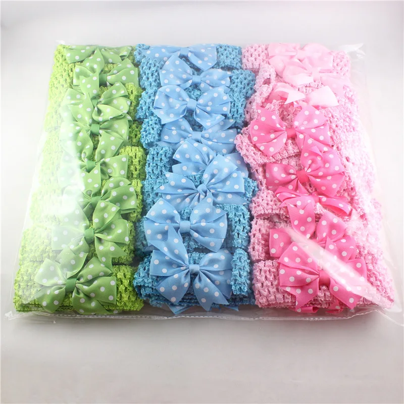 2 шт./партия детские вязаные эластичные резинки головная повязка для