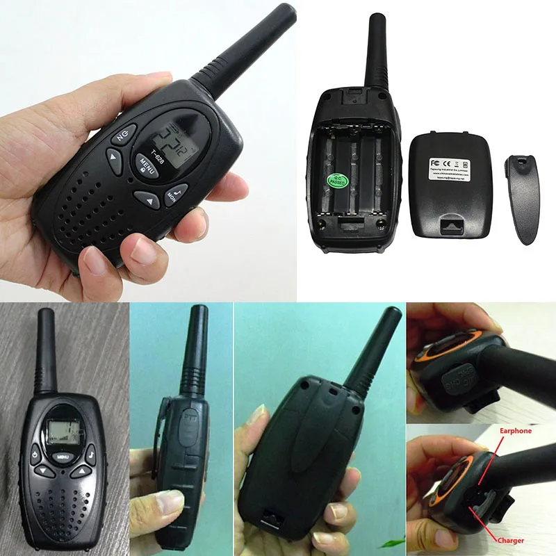 1 Вт TS628 пара портативный двухсторонний радиоприемопередатчик PMR 446 рация