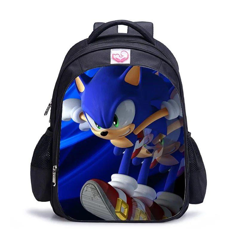 Школьный рюкзак Sonic The Hedgehog для мальчиков и девочек подростков милый школьный