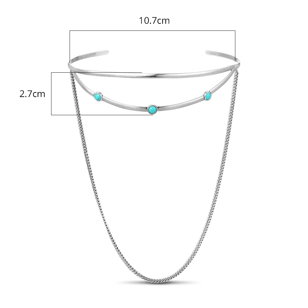 Viennois Марка Новая Мода Богемия Посеребренная Чокеры Ожерелья для Женщин