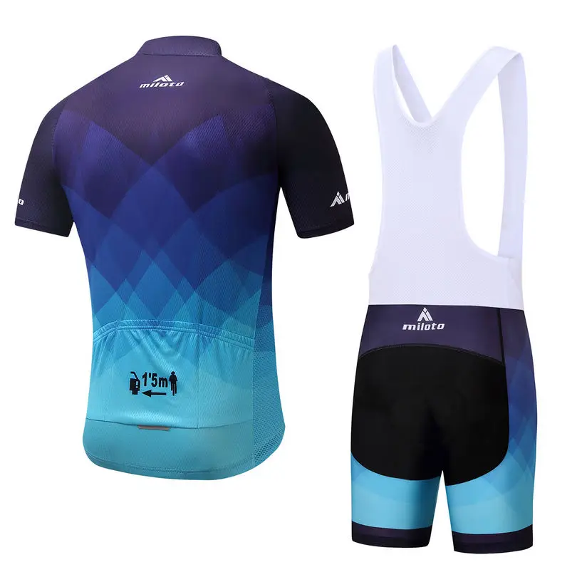 MILOTO Team комплект летней одежды для езды на велосипеде мужчин Ropa Ciclismo велосипедные