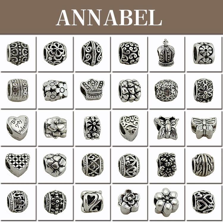 Креативный дизайн смешанный стиль Любящее Сердце сплав бисер Сделай Сам