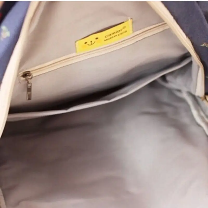 2016 новинка школьные сумки рюкзаки для девочек подростков мило холст печать