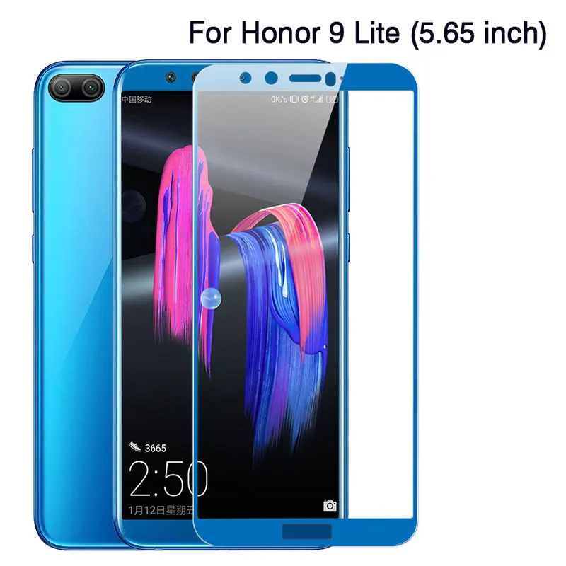 Чехол для Honor 9 lite защитное стекло на honor light huawei honer защитная закаленная стеклянная