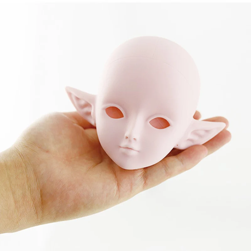 Head as pic Аксессуары для кукол DIY пластиковая голова куклы BJD 1/3 голова куклы без макияжа - Цвет: Head as pic