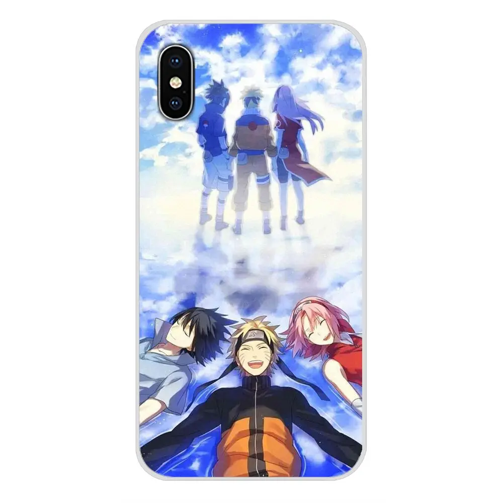 Силиконовый чехол для телефона Naruto Uzumaki Clan Cloud Samsung Galaxy S3 S4 S5 Mini S6 S7 Edge S8 S9 S10 Lite Plus Note
