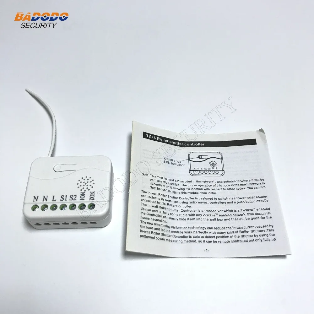 868 42 МГц только Частота беспроводной Z-Wave умный модуль рольставни драйвер