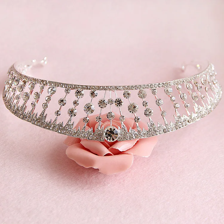 Новая корона принцессы Дианы с кристаллами и жемчугом свадебные аксессуары для