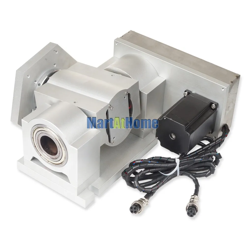 CNC роторная ось Indexer стол A B 4 я и 5 с 57 шаговым двигателем 2.2N.m для DIY машины # SM405|cnc