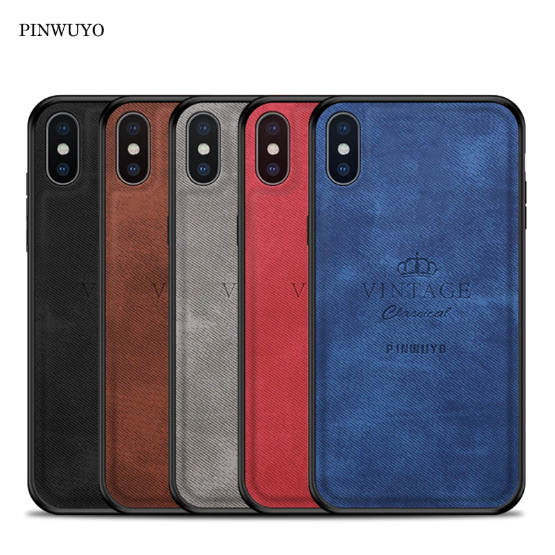 

For iPhone XS Max Case Cover Vintage Case Pu Leather PC Hard Cover Fitted Cases For iPhone XR XS X Protection Case Cover Shell