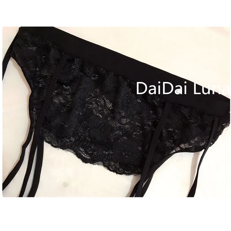 Плюс размер женские кружевные открытые промежности сексуальные чулки длинный