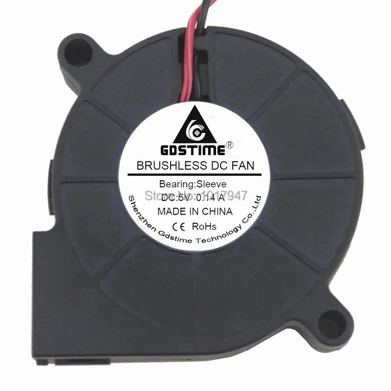 5 шт./партия Турбинный охлаждающий вентилятор 50 мм 50x15 5015 с В|fan 50mm|fan fanfan 5v 50mm |
