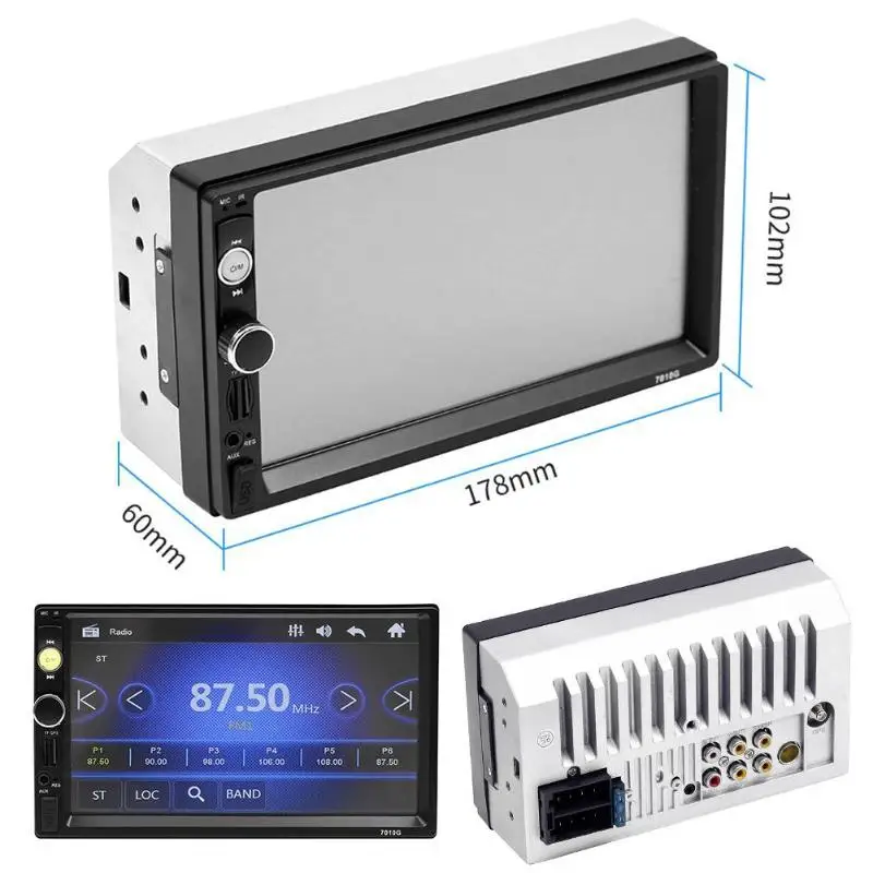 2Din " стерео MP5 плеер HD gps навигации Bluetooth FM радио USB TF MP3 Аудио Видео плеер Поддержка рулевого колеса Управление