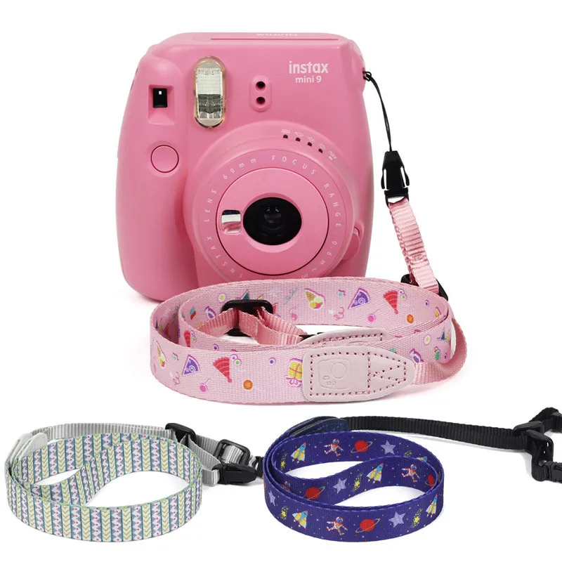 Прекрасный красочный 1,2 м ремешок для камеры Fuji Fujifilm Instax Mini 8 8+ 9 7 S 7C 25 50 70 90 аксессуары для камеры ремень