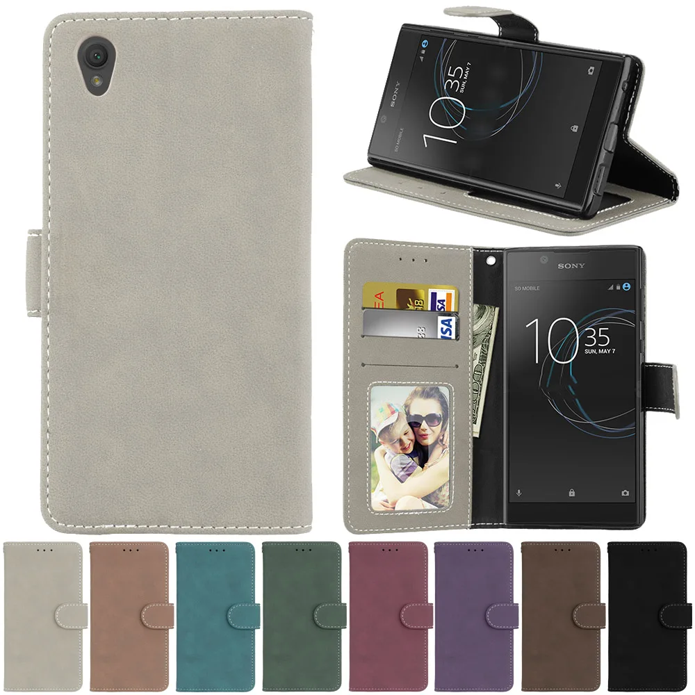 Чехлы для телефонов из искусственной кожи Sony Xperia L1 G3311 G3312 G3313 E6 Dual 5 дюймов чехлы