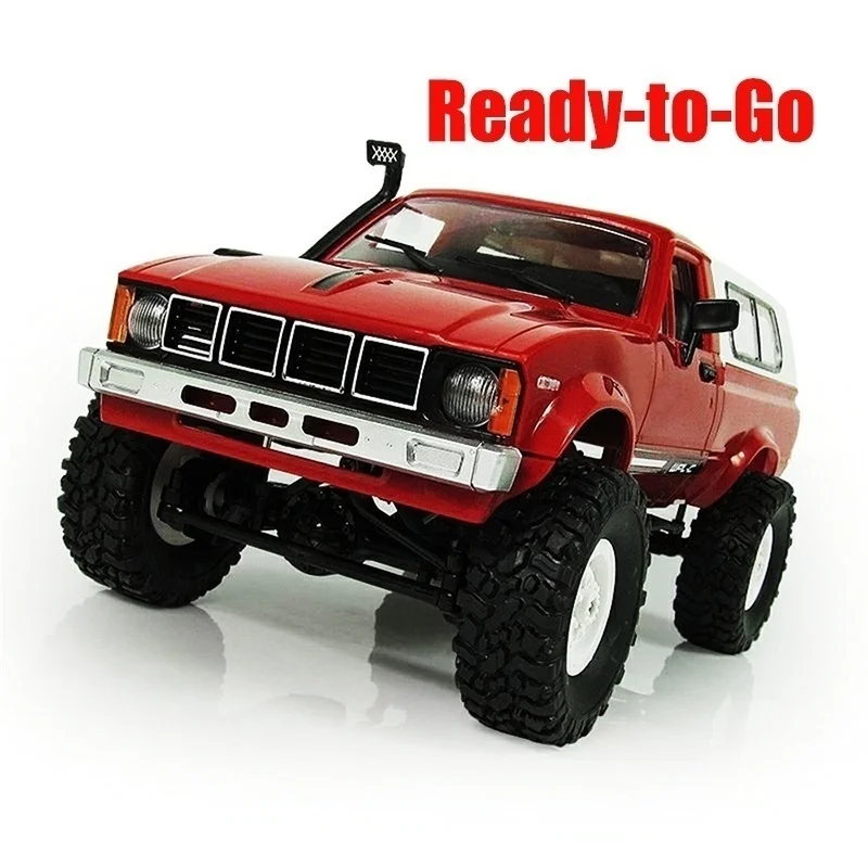 WPL B24 C24 DIY/готовая 1:16 4WD RC Военный Грузовик Buggy Crawler внедорожный аккумулятор RTR