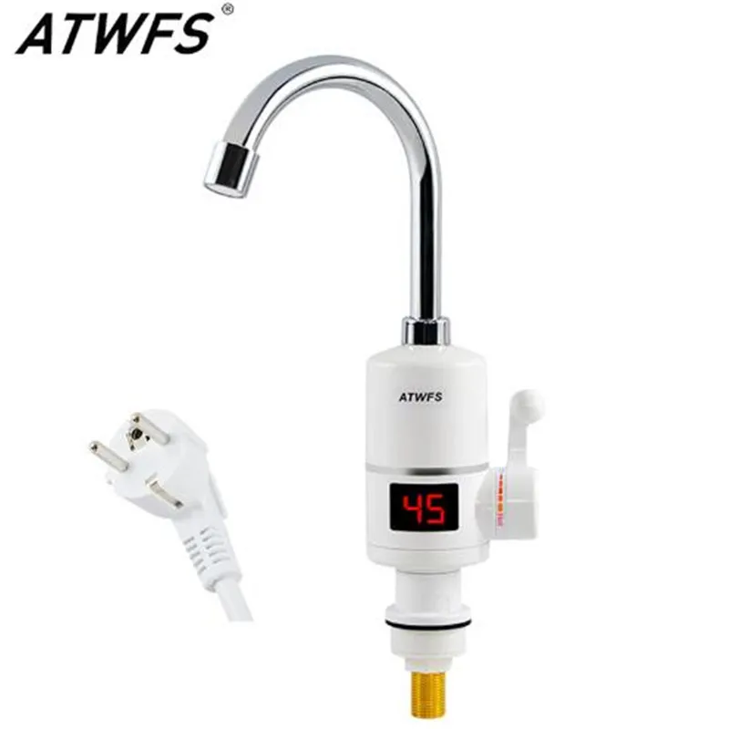 Электрический кран с дисплеем температуры мгновенный водонагреватель термостат