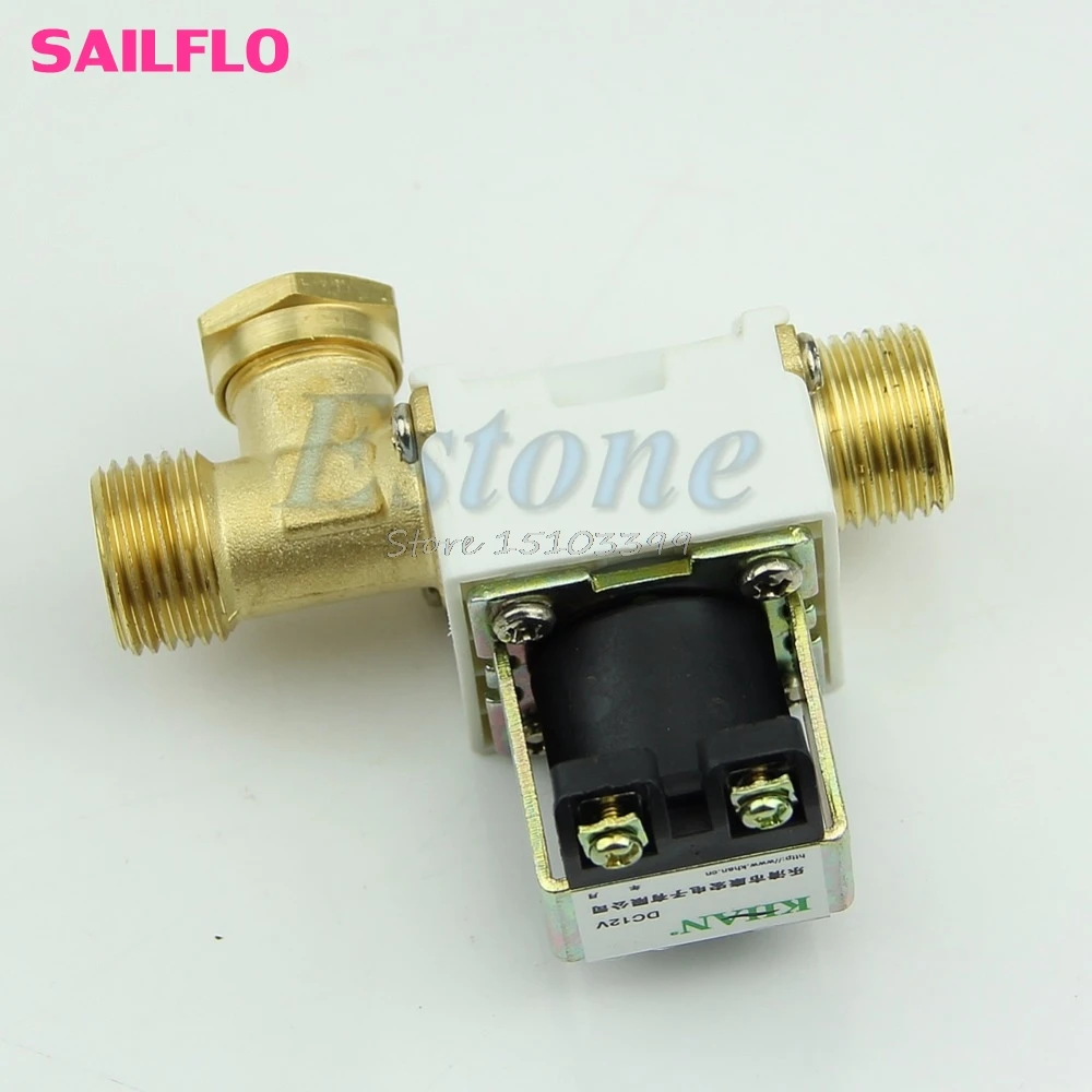 Электромагнитный клапан 1/2 дюйма для водяного воздуха нормально закрытый