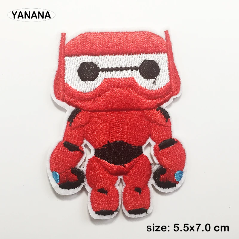 Нашивка для девочек и мальчиков с изображением героя из мультфильма Железный на