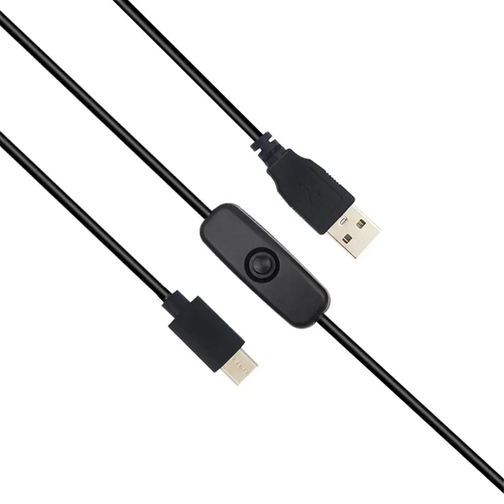 Кабель адаптера питания 5 В 3 А шнур USB Type C с кнопкой ВКЛ./ВЫКЛ. Для Raspberry Pi 4|Адаптеры
