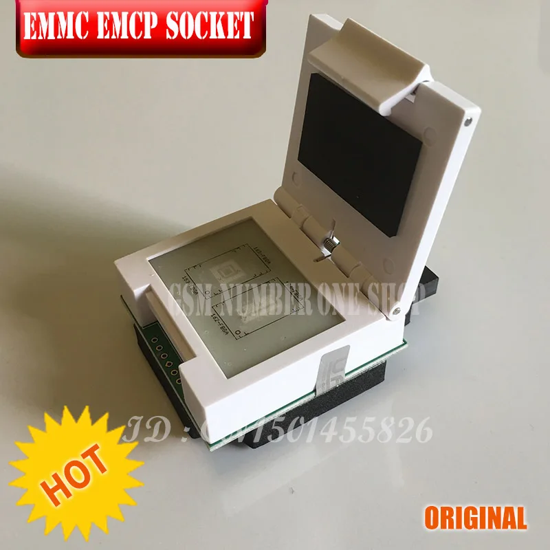 Новинка оригинальная розетка 2 в 1 EMMC / EMCP (169 FBGA 153 162 186 FBGA) адаптер тестового гнезда
