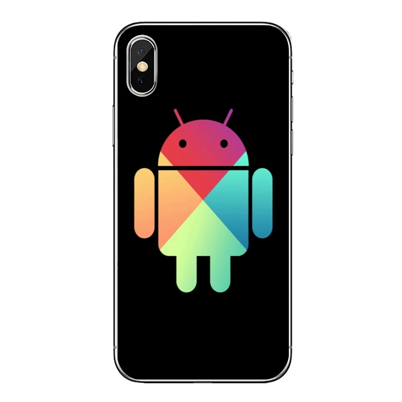Зеленый чехол для телефона с логотипом робота Android Samsung Galaxy A6s A6 A8 Plus A9s star lite A3 A5 A7