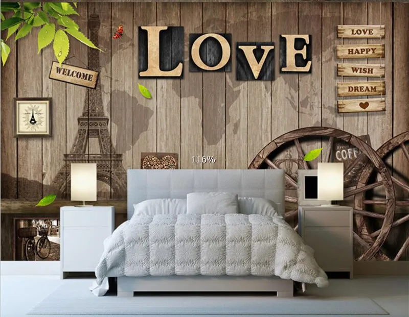 Пользовательские 3d фото обои фрески Европейский ретро стиль для кафе магазина