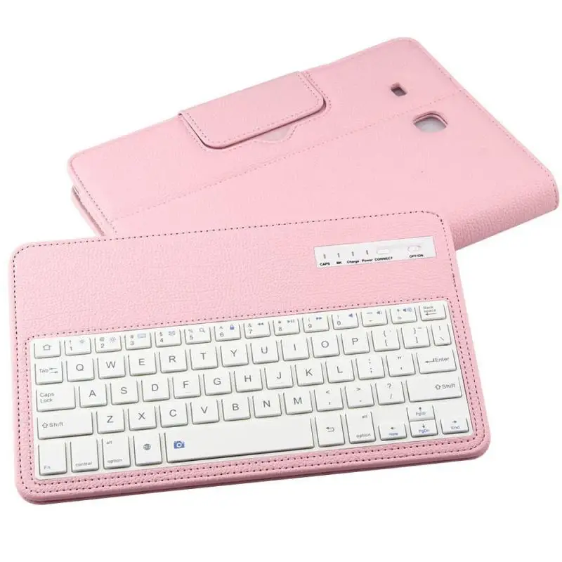 3в1 Беспроводная Bluetooth клавиатура PU кожаный чехол защитный для Samsung Galaxy TAB E T560 9 6