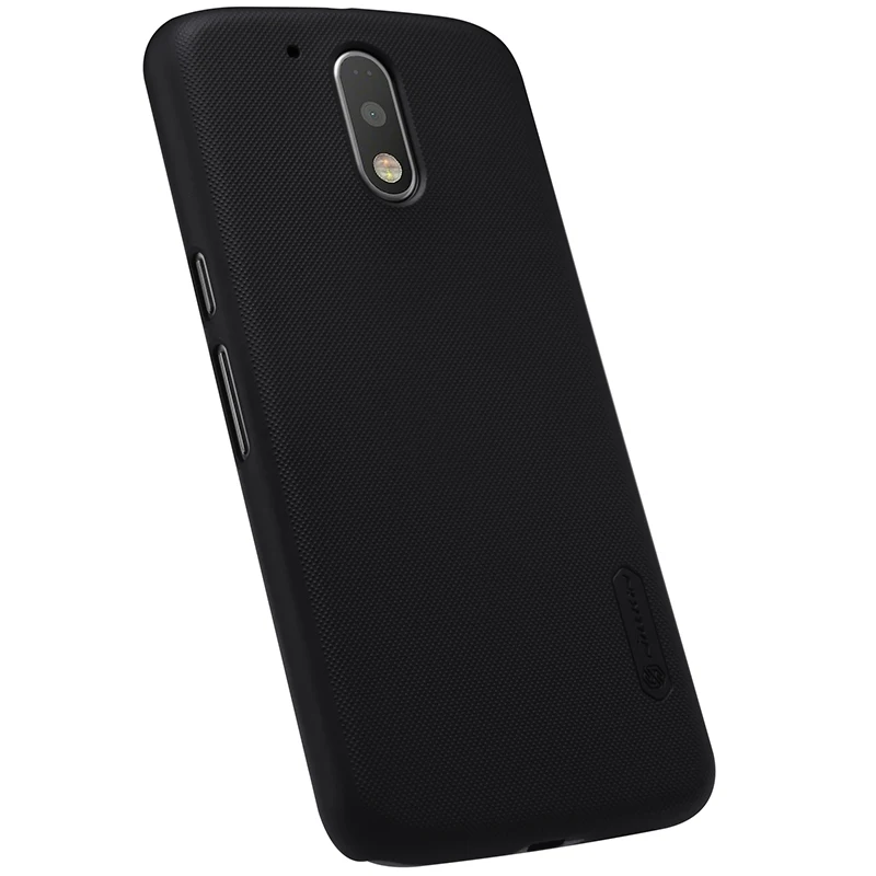 NILLKIN Frosted Shield Case For Motorola G4Plus CaseHard PC Back Cover With Gift Screen Protector motorola z Phone coque |