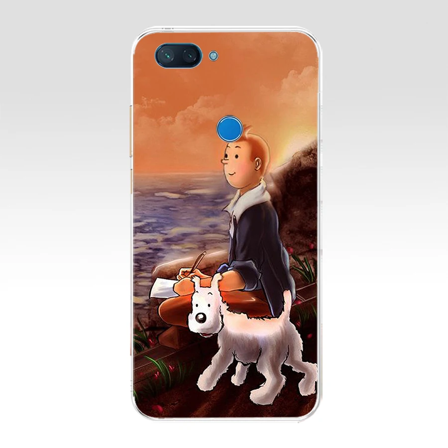 092FG Приключения Тинтина Мягкий Силиконовый ТПУ чехол для телефона xiaomi redmi mi 8 A1 A2