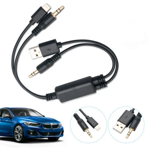 Новый брендовый USB адаптер для Кабеля AUX 35 см Y образный кабель