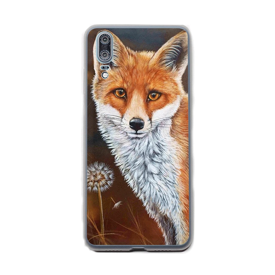 Чехол Desxz для P Smart P30 P8 P9 P20 P10 Pro Lite Plus MINI жесткий чехол Модный енот Red Fox | Мобильные
