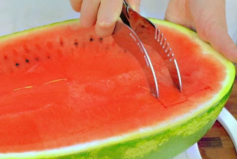1Pcs Stainless Steel Watermelon Slicer Cutter Knife Corer Fruit Vegetable Tools Kitchen Gadgets F2058 | Дом и сад