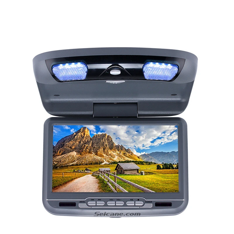 Seicane 9 дюймов 800x480 TFT ЖК экран Автомобильный dvd плеер на крыше IR & FM передатчик