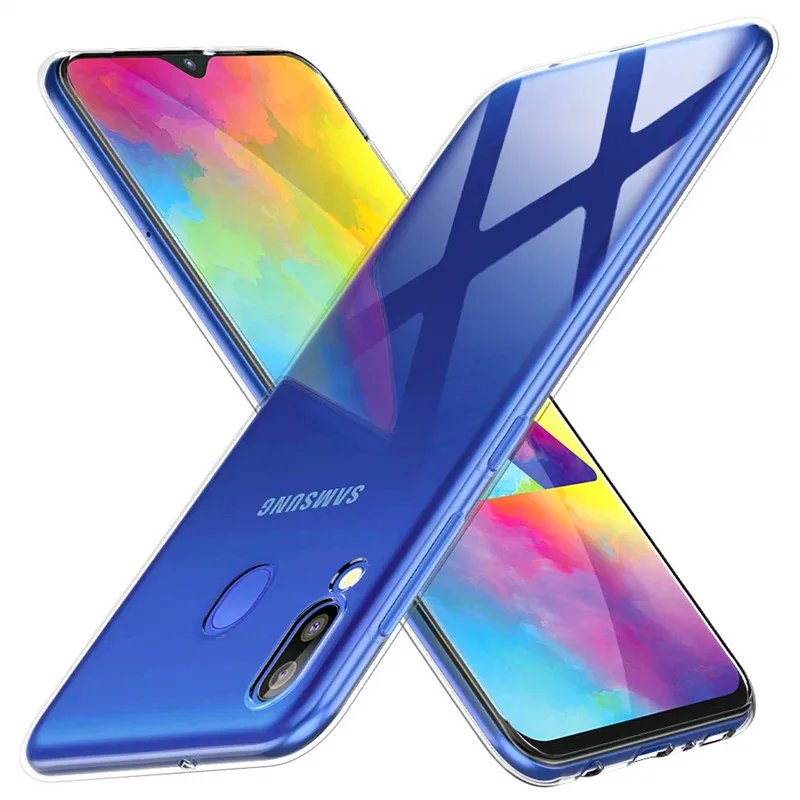 Прозрачный мягкий силиконовый чехол из ТПУ для samsung Galaxy M20 SM-M205FN/DS SM-M205F/DS M205F |