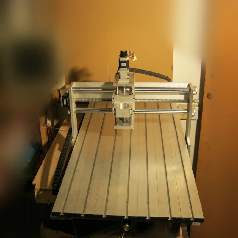 Фрезерный станок с ЧПУ рама 6090 гравер фрезерный DIY шаговым двигателем шариковый