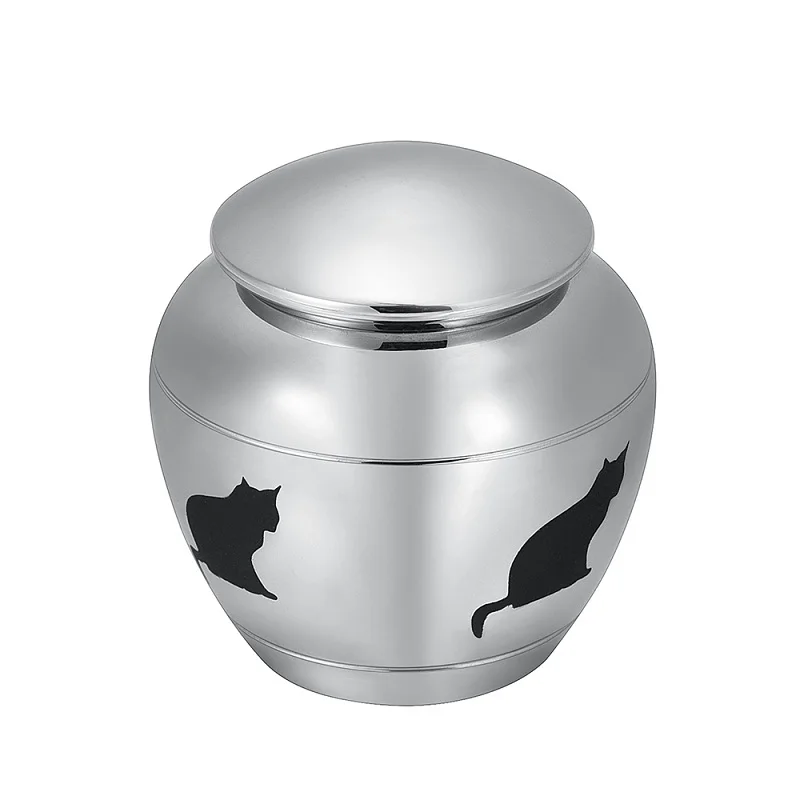 IJU047 Dear Pet Memorials урна для кошек пояса нержавеющая сталь мини Keepsake Urn My Cat's Ashes |