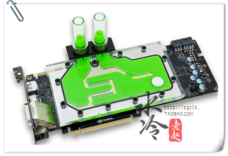 Ek-ФК TITAN X/gtx980ti графика холодной головой полный охват Чистый Прозрачный