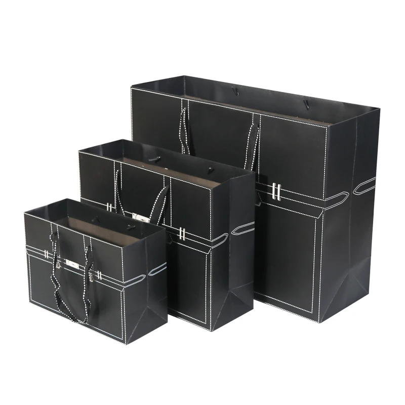 10 шт. большой крафт-бумажный мешок Подарочная коробка хозяйственные сумки с