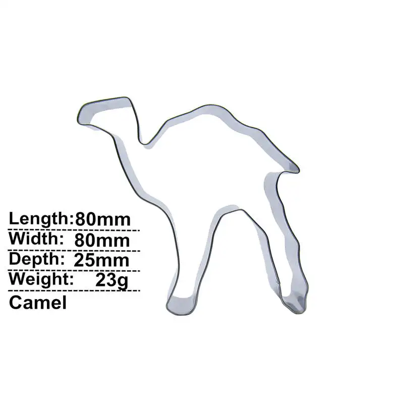 В форме верблюда 2 шт. формы для вырезания печенья инструменты выпечки мягкие