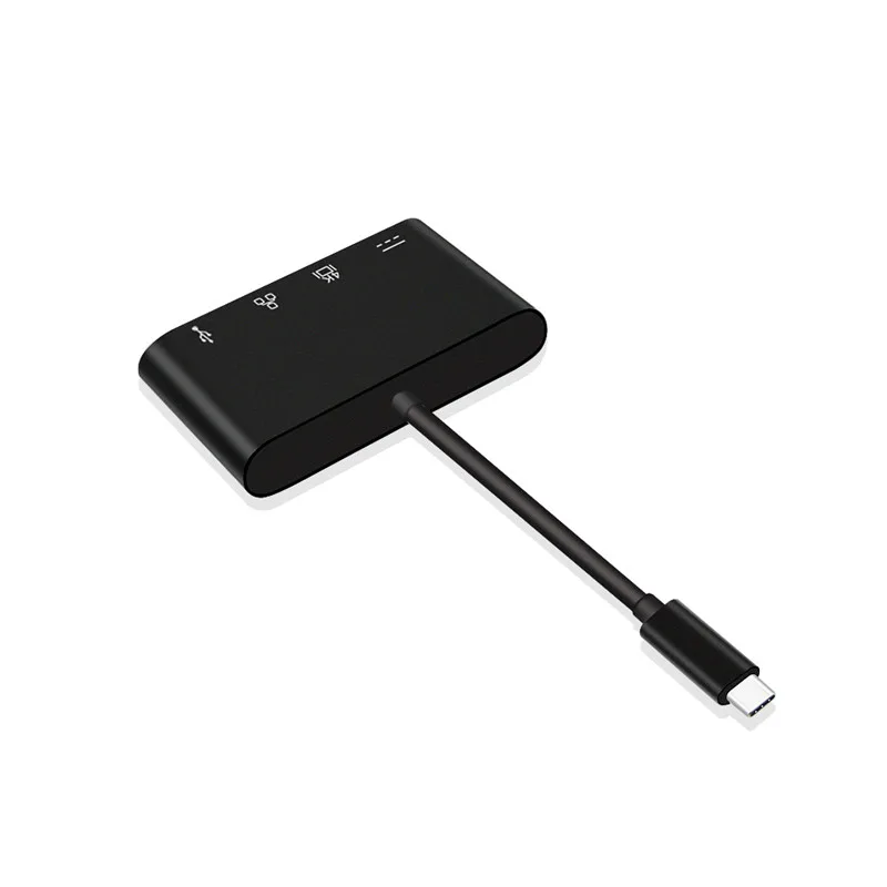 Basix usb 3 1 type c концентратор hdmi ethernet RJ45 + USB3.0 pd зарядка Gigabit Ethnernet к многопортовый