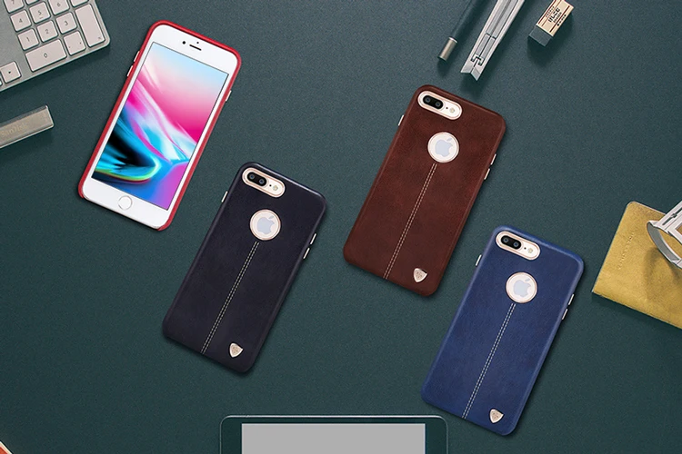 Для apple iphone 8 Plus Чехол Оригинальный Nillkin Englon lether Телефон чехол для бампер - купить