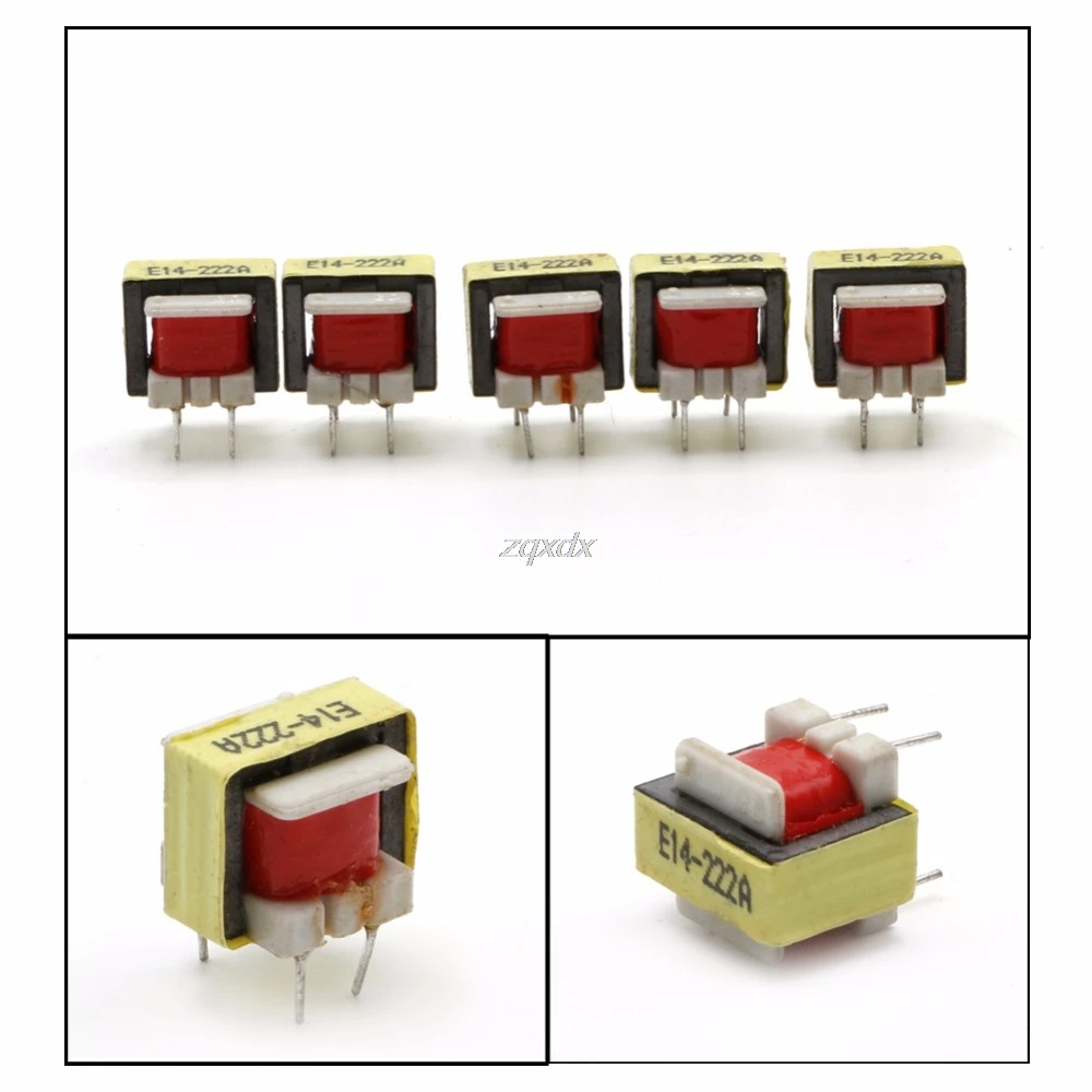 5 шт. 1300 : 8 Ohm аудио трансформатор EE14 Transformateur POS трансформер инструмент оптовая