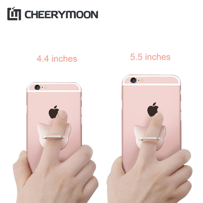 CHEERYMOON голова кошки серия 360 градусов кольцо на палец держатель смартфона для iPhone