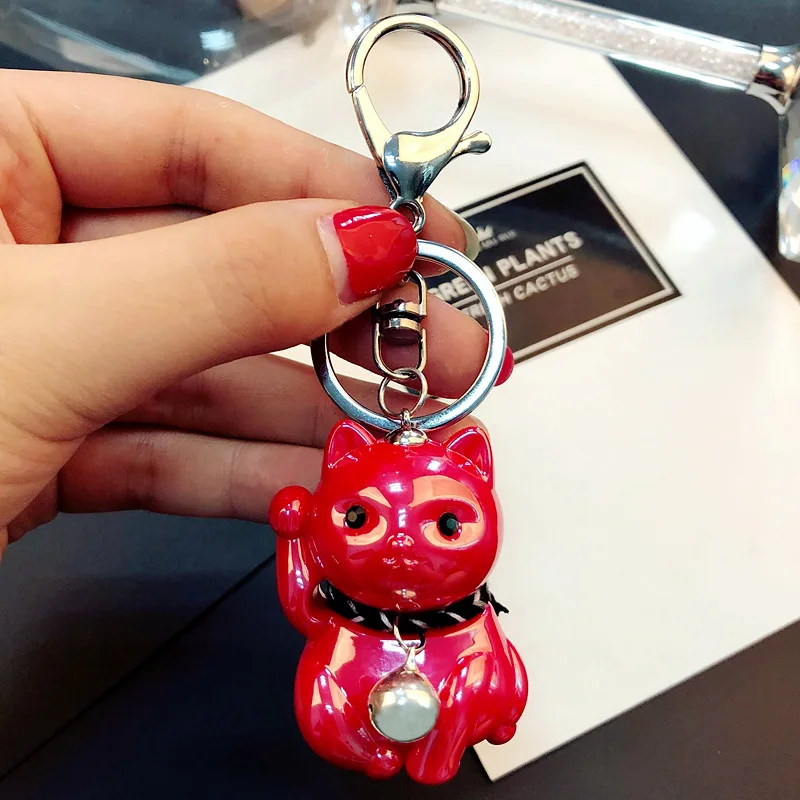 Симпатичные lucky брелок с котом автомобилей новой модели кулон в виде кошечки