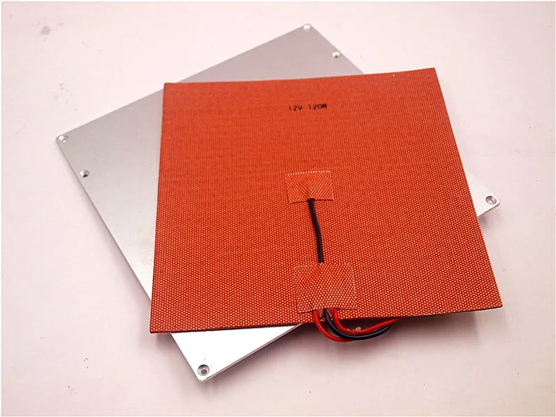 

3D Printer V2 Aluminum Heated Bed Build Plate 12V/24 200W silicone Heaterwith Thermistor Kit for Reprap Prusa