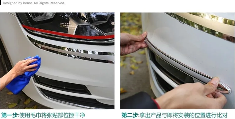 4 шт./лот автомобильный Стайлинг Автомобильная Противоударная полоса Защита