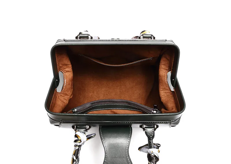 Ручной резной Итальянский растительного дубления натуральная кожа сумки для